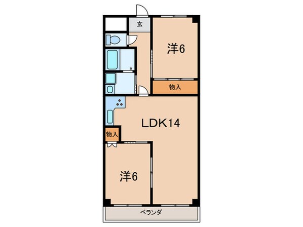 ディアコ－トＭＩＨＯの物件間取画像